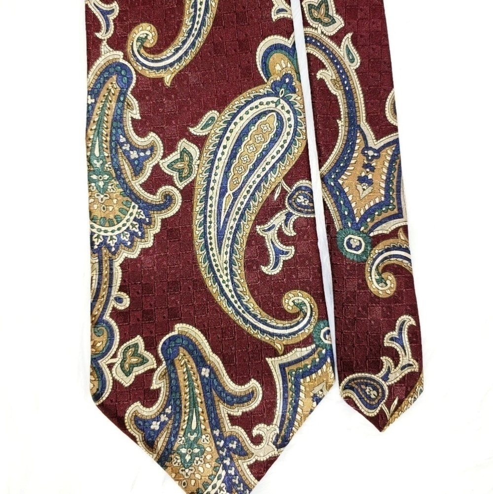 Vintage Oak Creek Italian Silk Tie 56" - Picture 1 of 4